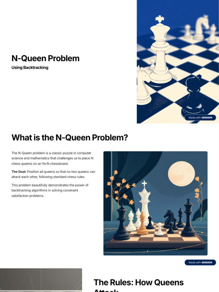 N Queen Problem | PDF | Theoretical Computer Science | Applied Mathematics
