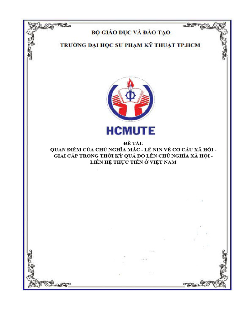Tiểu luận CNXH - Nhóm 10 - Final (1) | PDF