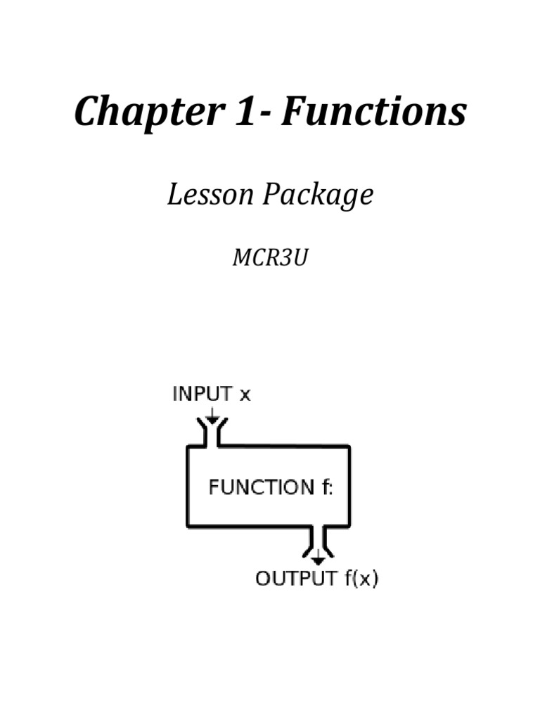 Chapter+1+Unit+Package+SOLUTIONS | PDF