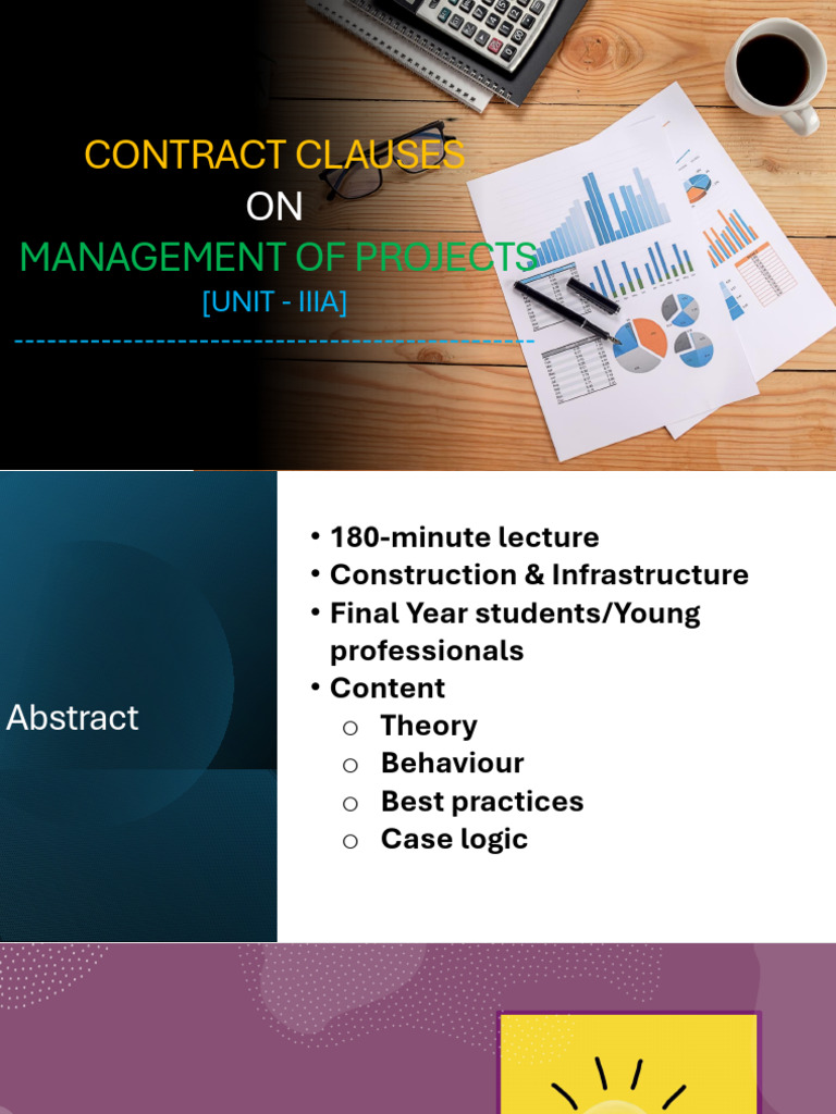 20260129 Nicmar Module Iiia | PDF | Project Management | Breach Of Contract