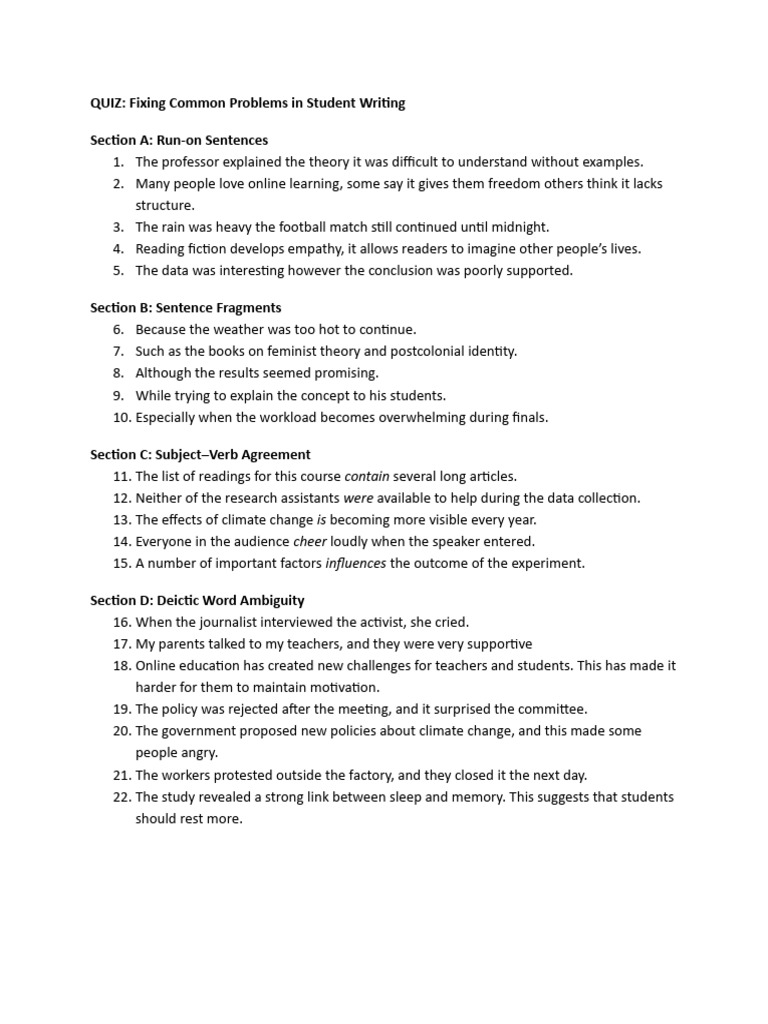 Nitty Gritties Worksheet | PDF