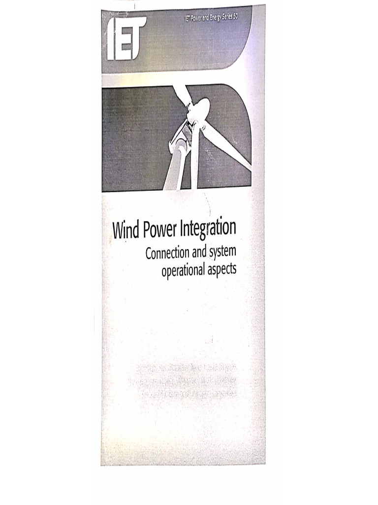 Wind Power Integration | PDF