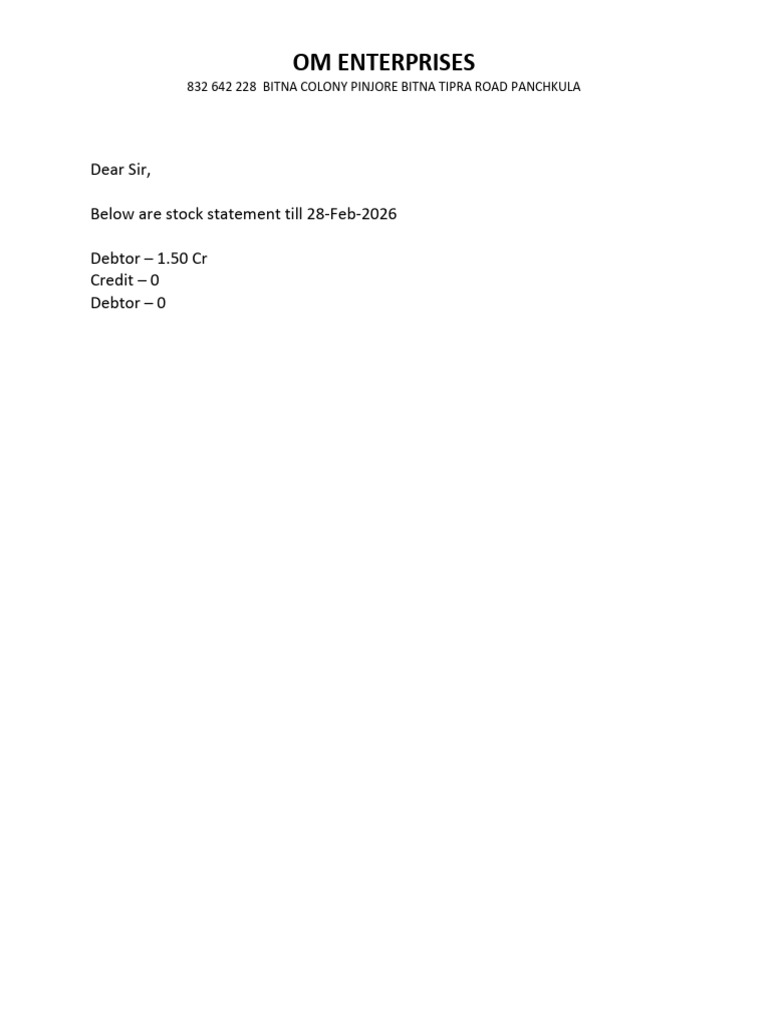 Stock | PDF