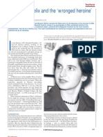 Rosalind Franklin - The Double Helix and The Wronged Heroine'.