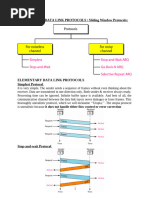 BEC702: Stop & Wait, Sliding Window Protocols | PDF | Computer ...
