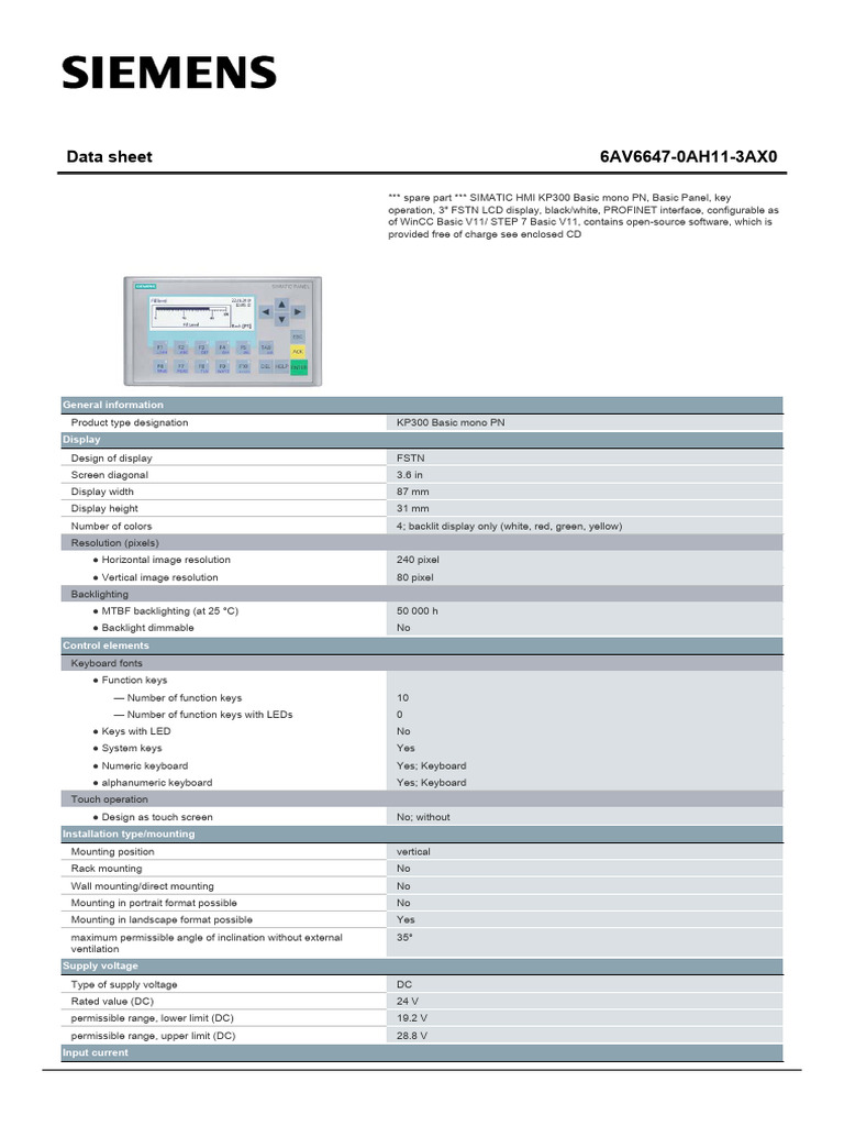 6AV66470AH113AX0 Datasheet En | PDF | Computer Engineering | Computer ...