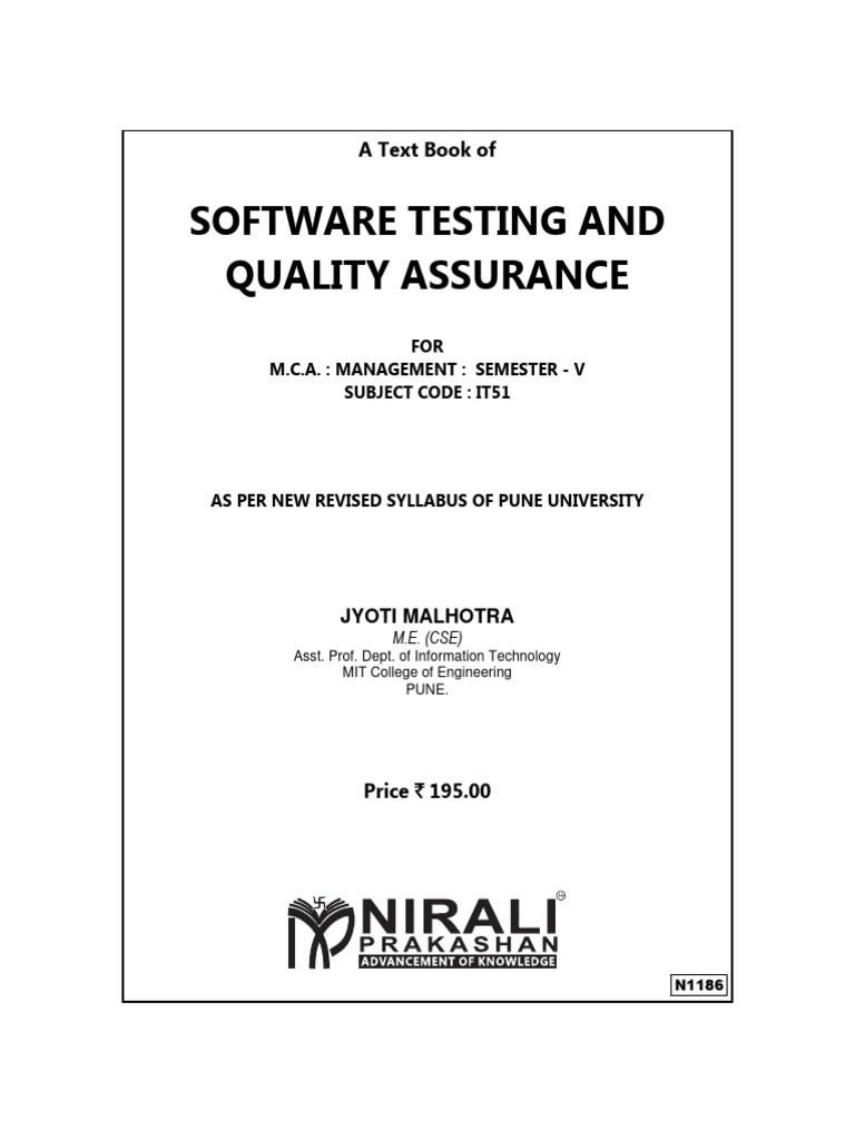 Software Testing and Quality Assurance Compress (1) | PDF