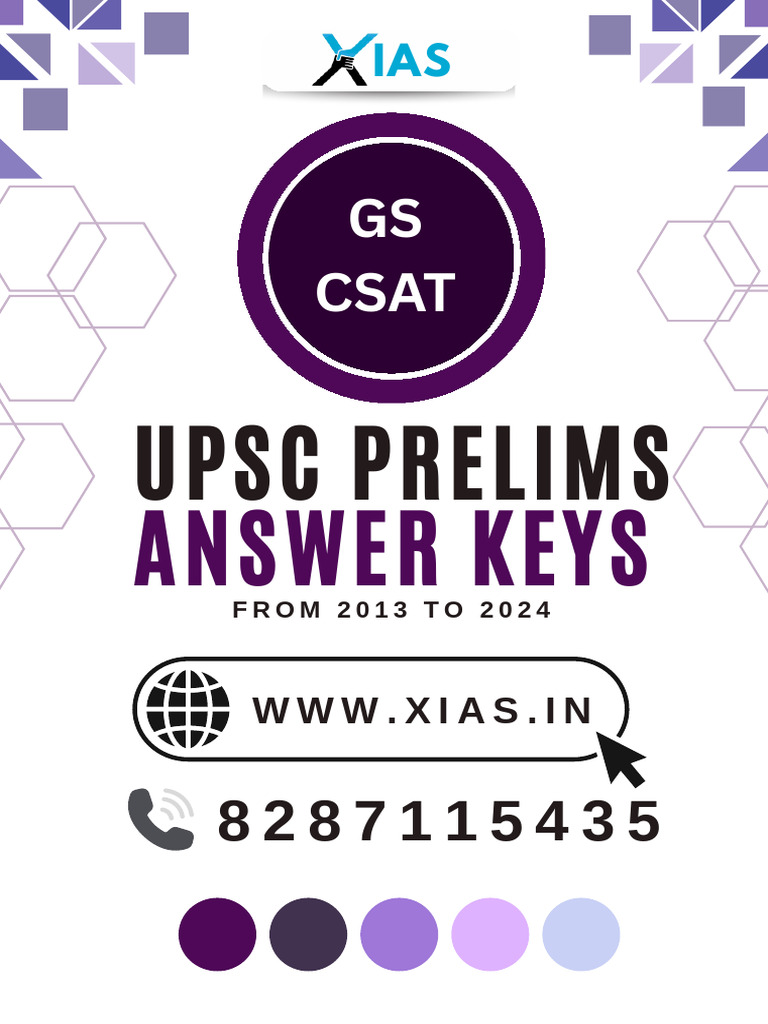 Upsc Official Answer Keys_260207_153129 | PDF