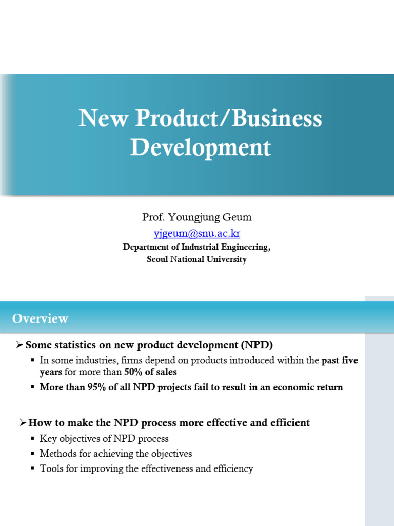 5 New Product Business Development | PDF | New Product Development