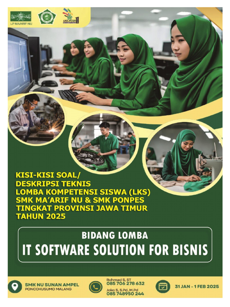 6. DESKRIPSI LKS SMK MA'ARIF_IT SOFTWARE SOLUTION FOR BISNIS | PDF