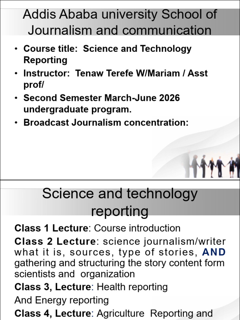12 Science and Technology Reporting1 (1) | PDF | Science | News
