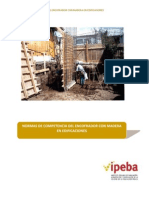Normas de Competencia del Encofrador con madera en edificaciones
