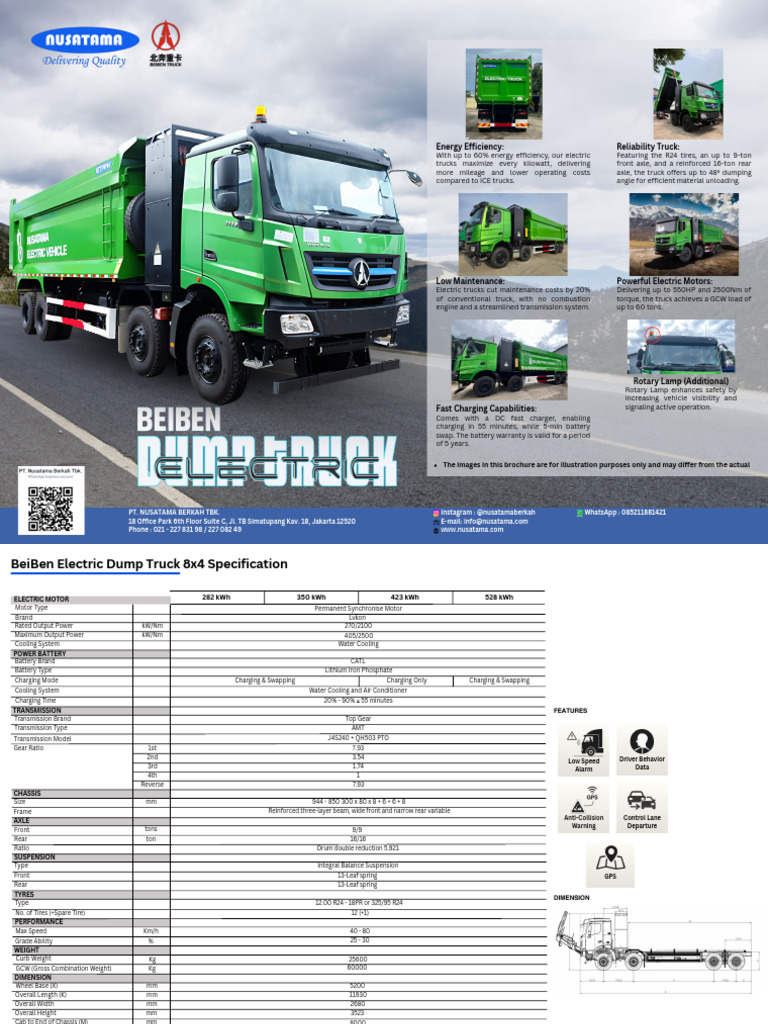 EV Dump Truck Brosur | PDF