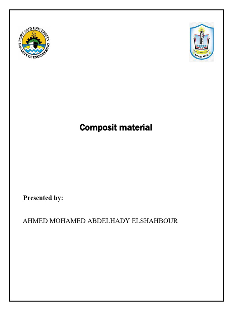 Composite Material | PDF | Composite Material | Fibre Reinforced Plastic