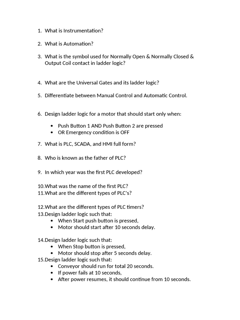 1st Test @Plc | PDF