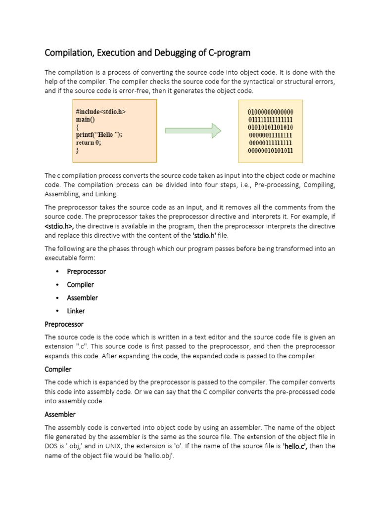 1.6 Compilation Types of Errors | PDF | Source Code | Library (Computing)