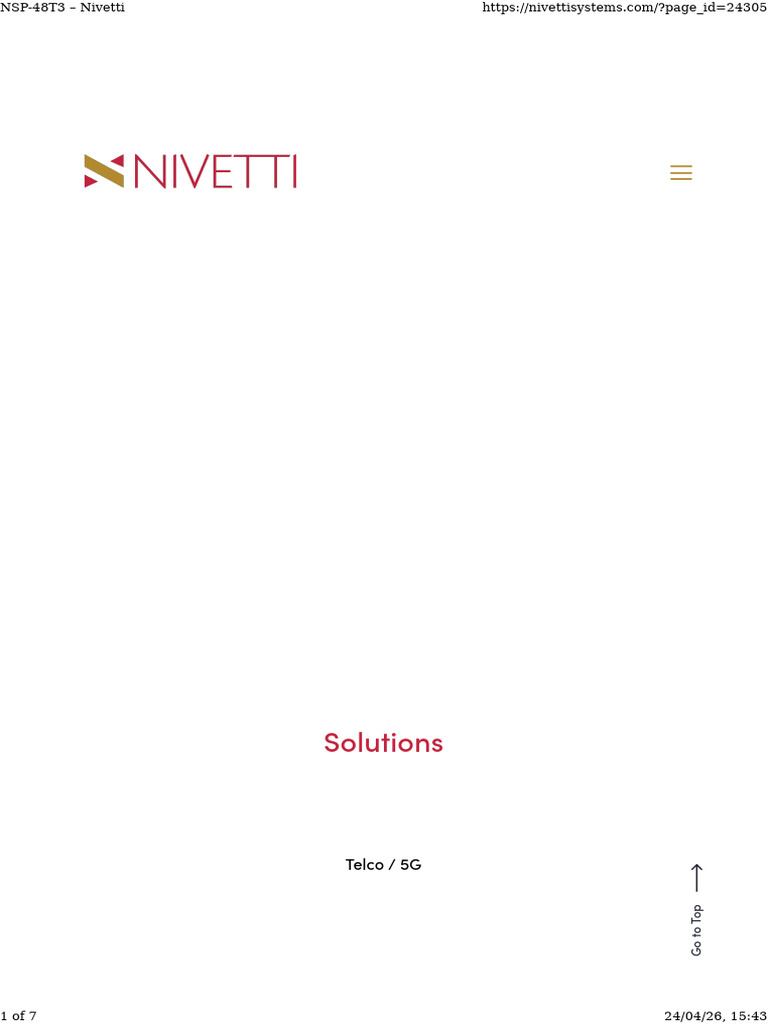 NSP-48T3 – Nivetti | PDF | Network Switch | Internet Protocols