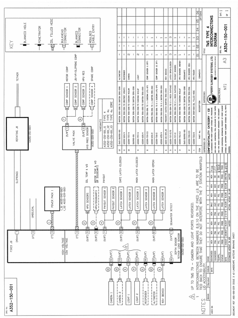 Tms Type 4 - Interconnections Diagram a352-150-001 | PDF