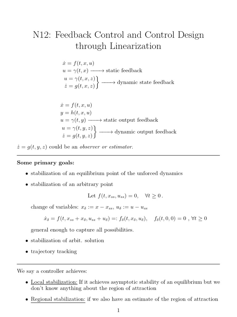 Feedback-control | PDF | Control Theory | Feedback