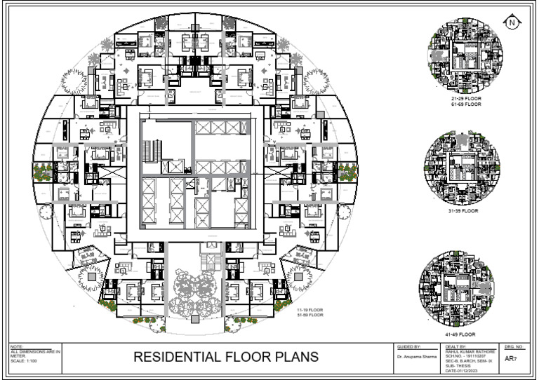Residential Floor Plans | PDF | Room | Architectural Design