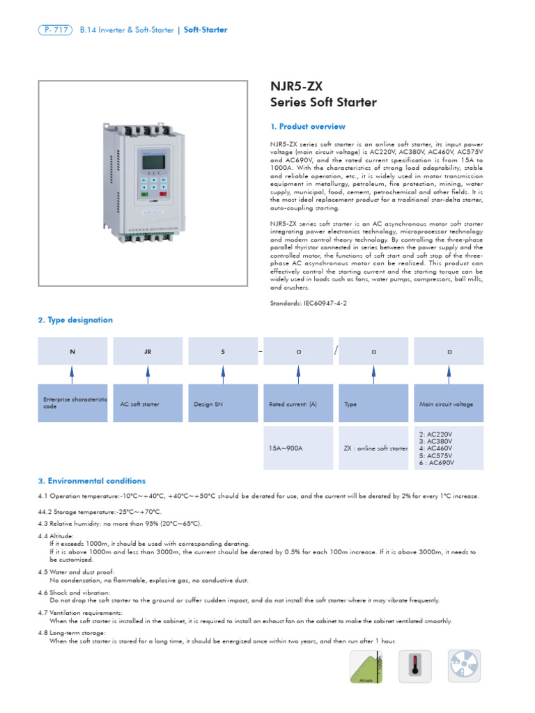 NJR5-ZX - Soft Starter | PDF | Power Supply | Electrical Engineering