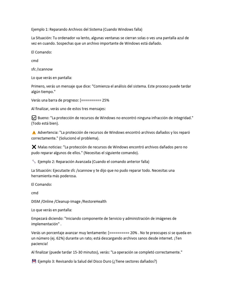 Comandos 1 | PDF | Archivo de computadora | Microsoft Windows