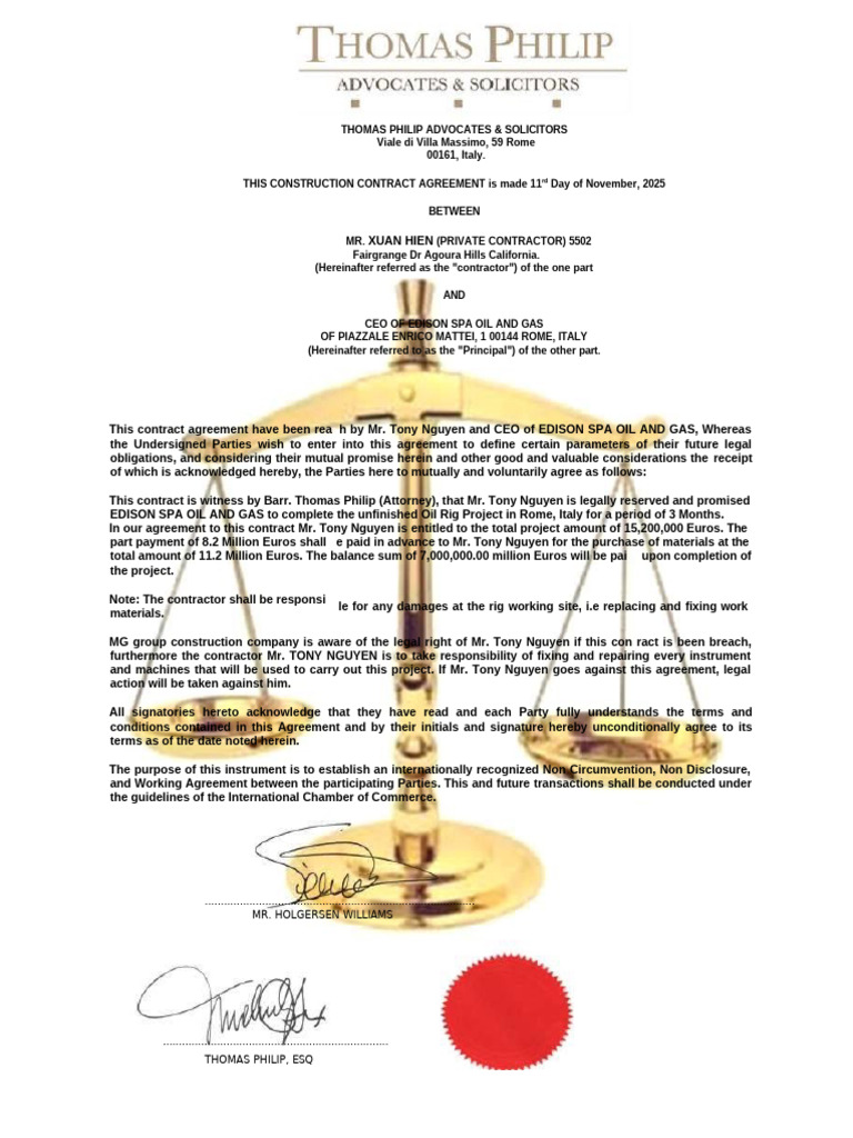 Contract Agreement | PDF | Private Law | Business Law