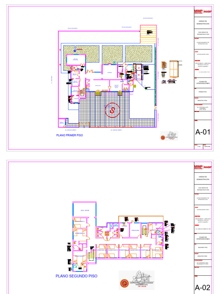 Planos Rosa Maria Checa a01 a02 | PDF | Aluminio