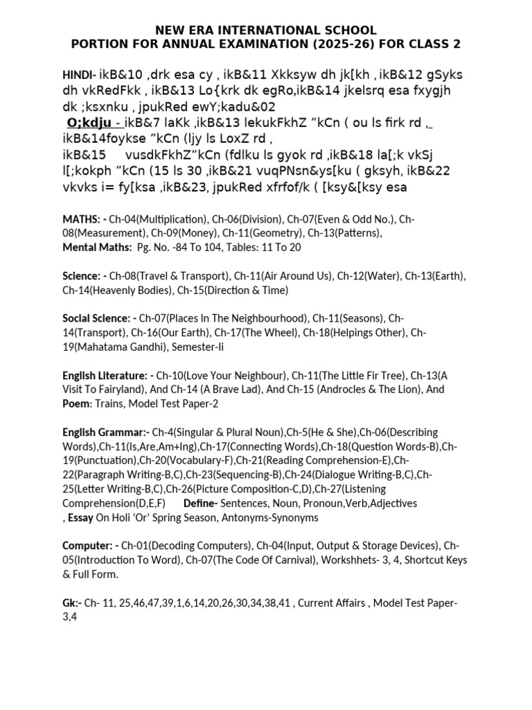 Class 2 | PDF