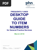 MBS After Hours Item Numbers Guide | PDF | Patient | Health Care