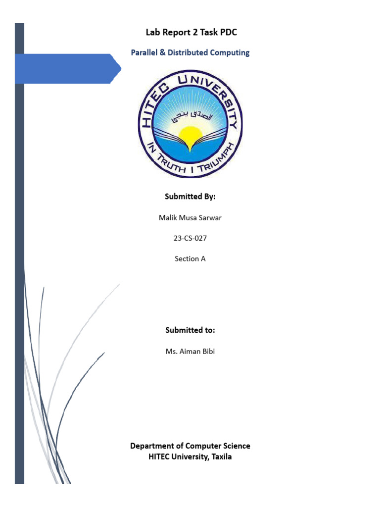 Lab Task 2 PDC | PDF