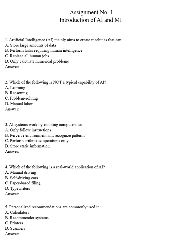 Assignment No. 1 | PDF | Machine Learning | Deep Learning