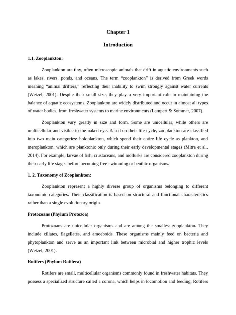 Rahul Thesis final | PDF | Plankton | Phytoplankton