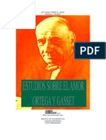 Estudios Sobre El Amor - Ortega y Gasset