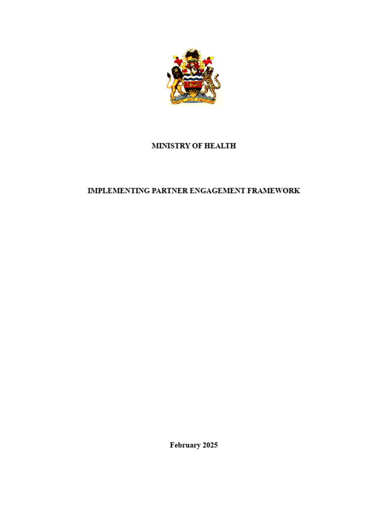 Implementing Partner Framework v4 | PDF | Hiv/Aids | Health Care