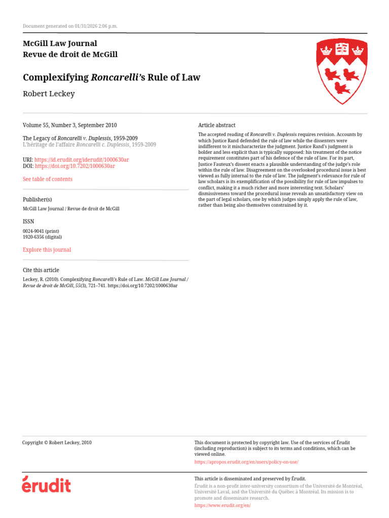 Complexifying | PDF | Rule Of Law | Judgment (Law)