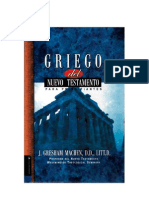 Griego Del Nuevo Testamento para Principiantes - J Gresham Machen