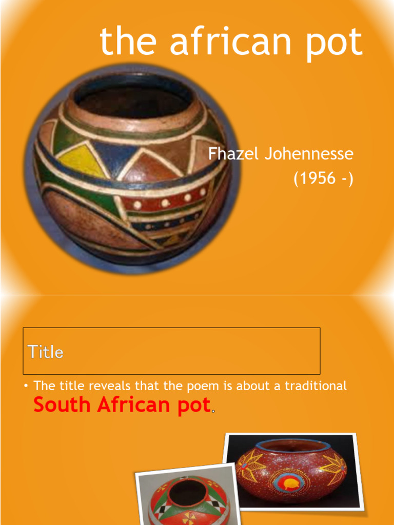 The African Pot 2026 | PDF | Poetry | Plough