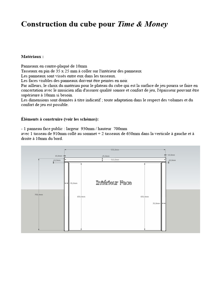 Construction Cube | PDF