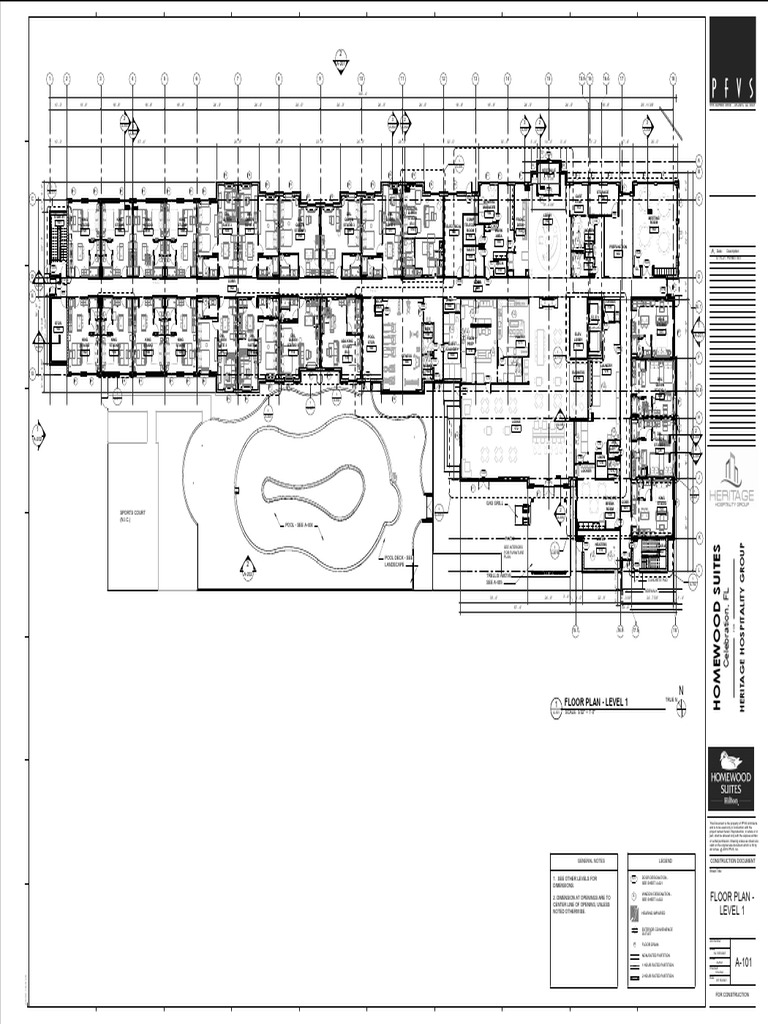A-101 Floor Plan - Level 1 | PDF
