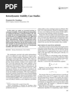 Rotordynamic Stability Case Studies