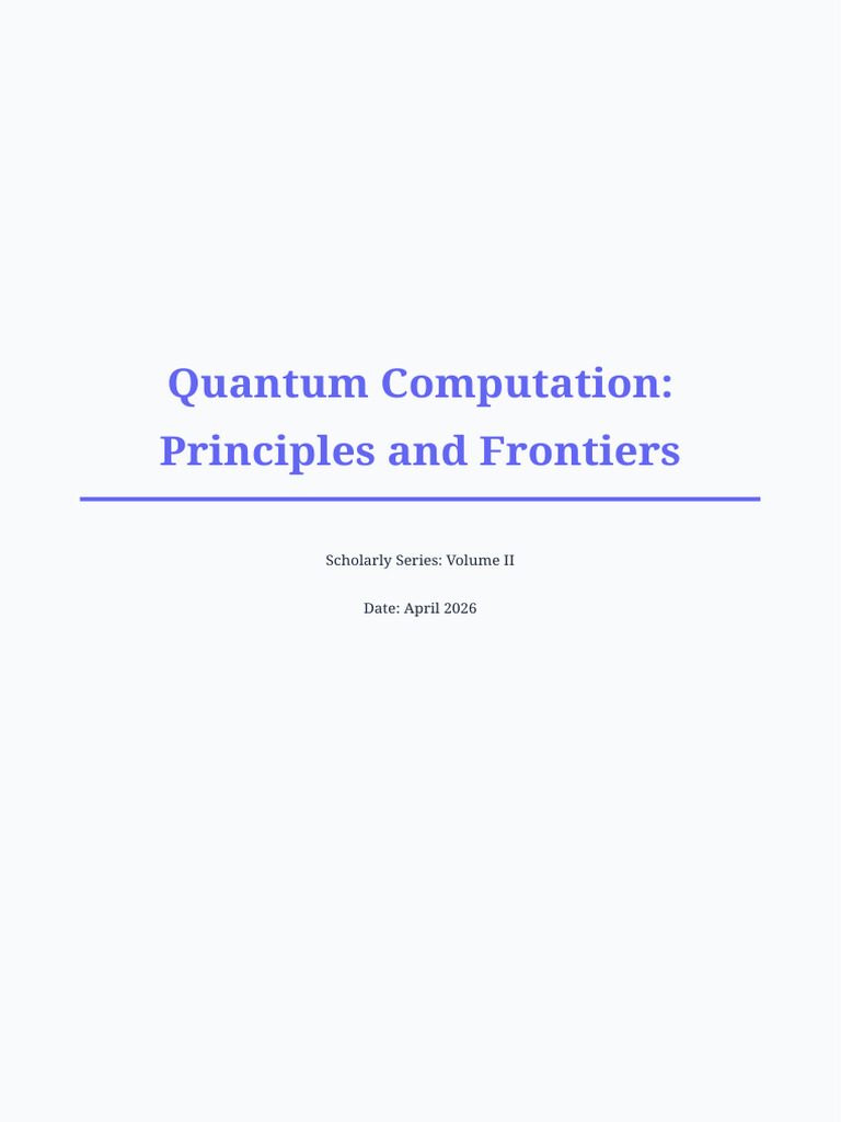 Quantum Computing Principles | PDF | Quantum Computing | Physics