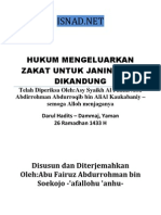 Hukum Mengeluarkan Zakat Untuk Janin Yang Dikandung