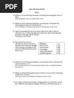 Phys 1402 Final Review