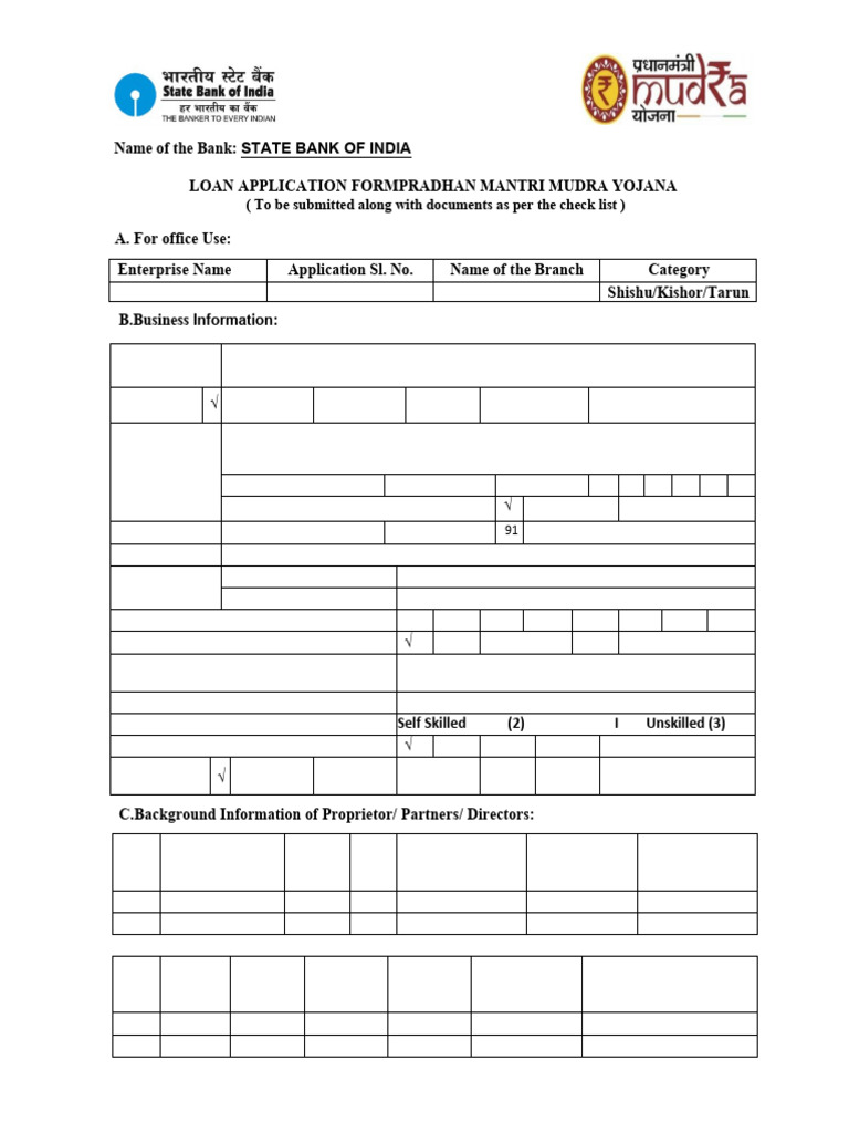 Common Loan Application Form | PDF | Identity Document | Business