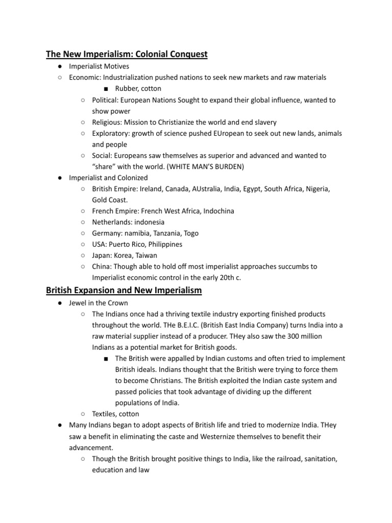 AP World Notes (Term 3) - Google Docs | PDF | Ottoman Empire | Joseph ...