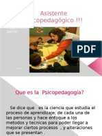 Diapositiva Asistente Psicopedagogico