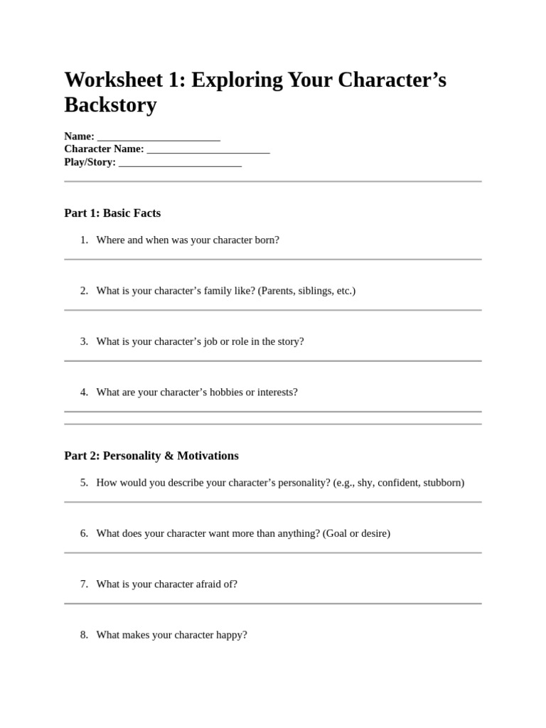 Developing Character | PDF