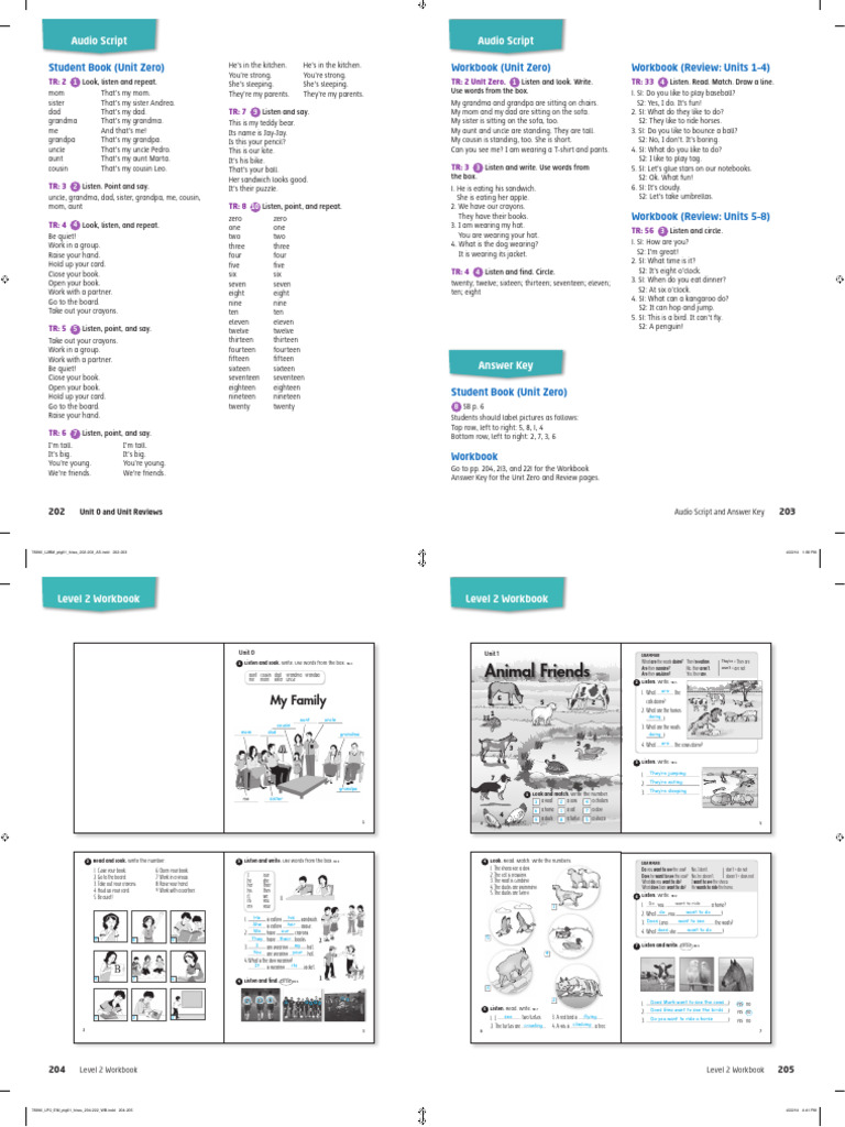 Explore Our World 2 - Đáp Án Sách Bài Tập | PDF