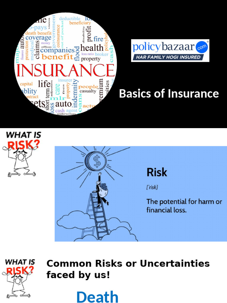Basics of Insurance | PDF
